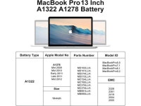 New A1322 A1278 Laptop Replacement Battery for 2009 2010 2011 2012 MacBook Pro 13 inch Batteryfits MB990LL/A MB991ll/A MD101LL/A... 