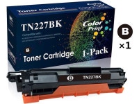 EVESKY (1-Pack Black, High Yield) Compatible TN-227 TN-227BK Toner Cartridge TN227 TN-227 for L3210CW L3230CDW L3270CDW L3290CDW... 
