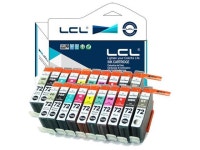 LCL Compatible for Canon PGI-72 (20-Pack 2CO+ 2PBK+ 2MBK+ 2CMY+ 2PC +2PM +2R +2GY) Ink Cartridge Set for Canon PIXMA PRO-10... 