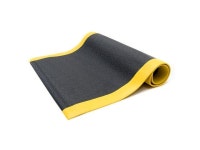 Bertech Anti-Fatigue Floor Mat 3 ft. x 12 ft. Black with Yellow Border (AFTX58-3x12BLKYBBEV) AFTX58-3X12BYBV - Newegg.com