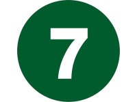 TAPE LOGIC DL1347 Tape Logic® Number Labels, 7, 3 Circle, Dark Green, - Newegg.com