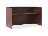 Lorell Reception Desk 35-2/5x71x42-1/2 Mahogany 59582 - Newegg.com