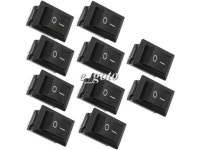 10pcs Black Rocker Switch KCD1-101 250V 6A Boatlike Switch 2PIN good - Newegg.com