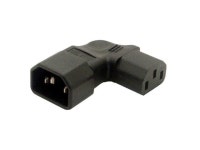 IEC Connetor C13 to C14 Male to Female Extension Vertical Left Angled Power Adapter - Newegg.com