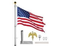 YesHom 25FT Telescoping Aluminum Flagpole Kit with Tire Mount Base Outdoor Car - Newegg.ca YesHom 25FT Telescoping Aluminum... 