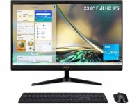 Acer Aspire C24-1700-UA91 AIO Desktop | 23.8 Full HD IPS Display | 12th Gen Intel Core i3-1215U | Intel UHD Graphics | 8GB DDR4... 