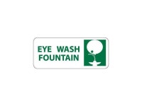 NMC SA115R-EYE WASH FOUNTAIN (W/GRAPHIC), 7X17, RIGID PLASTIC (1 EACH) - Newegg.com