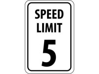 NMC TM17G-SPEED LIMIT 5, 18X12, .040 ALUM (1 EACH) - Newegg.com
