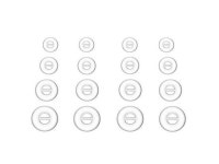 16pcs- 4XS/4S/4M/4L (CL-NSEN) Comfort Noise Isolation Replacement Eartips Earbuds Adapters Compatible with Sennheiser HD 1... 