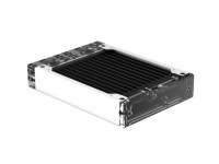 PrimoChill 120SL (30mm) EXIMO Modular Radiator, Clear Acrylic, 1x120mm, Single Fan (R-SL-A12) Available in 20+ Colors, Assembled... 
