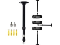 Projector Ceiling Mount Height Extendable 14-23.7 in / 37-60 cm 360° Adjustable Video Projector Wall Mount Bracket Black for... 