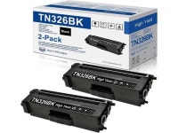 2-Pack Black TN326 TN 326 TN326BK Toner Cartridge Replacement for Brother TN-326 Toner Cartridge to use with MFC-L8600CDW MFC... 