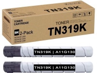 (Black,2 Pack) TN319K | A11G130 TN-319 Toner Cartridge Replacement for Konica Minolta BIZHUB C360 C220 C280 Toner Kit Printer... 