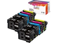 Replacement 252 Ink Cartridges for WF-7720 WF7710 WF-3620 WF-3640(4 Black,2 Cyan,2 Magenta,2 Yellow)10 PCK Remanufactured... 