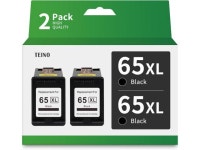 TEINO Remanufactured Ink Cartridge Replacement 65 65XL 65 XL Envy 5055 5052 5012 5010 5020 5030 5058 DeskJet 2622 2652 3722 3755... 