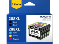 Replacement 288 Ink Cartridges for XP-440 XP-446 XP-330 XP-340 XP-430 XP-446 Ink Cartridges (2 Black, 1 Cyan, 1 Magenta, 1 Yellow... 
