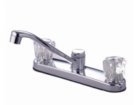 Hardware House 12-6489 2-handle Kitchen Faucet Less Spray Chrome - Newegg.com