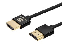 Monoprice HDMI Cable - 1 Feet - Black | High Speed, 4K@60Hz, HDR, 18Gbps, 36AWG, YUV 4:4:4, Compatible with UHD TV and More... 
