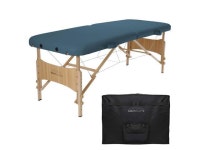Saloniture Basic Portable Folding Massage Table - Blue - Newegg.com