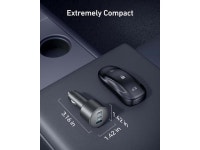 iPhone 16 USB-C Car Charger 167.5W Max 3-Port Ultra-Compact Type-C Fast iPhone Car Charger for MacBook Pro/Air iPhone 15/14 / 13... 