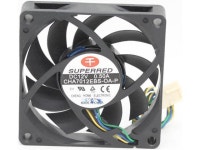 Original SUPERRED 7015 CHA7012EBS-OA-P 70mm 7cm DC 12V 0.5A 4Wire server inverter axial Cooling Fans computer CPU fan 70*70*15mm... 