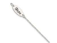 925 Sterling Silver Polished Freshwater Cultured Cultured Pearl Dangle Hope Bracelet - Newegg.com