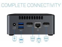 Intel NUC10i7FNKN Mini PC, Intel Core i7-10710U Upto 4.7GHz, 16GB RAM, 2TB NVMe SSD, HDMI, Thunderbolt, Card Reader, Wi-Fi... 