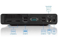 Refurbished: HP ProDesk 400 G4 Mini PC, Intel Core i5-8500T Upto 3.5GHz, 16GB RAM, 512GB NVMe SSD, DisplayPort, Wi-Fi, Bluetooth... 