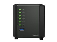 Synology DiskStation DS419slim Compact Desktop NAS Server, Marvell Armada 385 88F6820, 512MB DDR3 Synology SDRAM, 8TB SATA HDDs... 