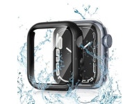 2 Pack Case For Apple Watch 45Mm Series 7 With Built-In Tempered Glass Screen Protector, All Aorund Hard Pc Full Protective Cover... 