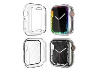 32% Off-4 Pack Hard Pc+Soft Tpu Case Compatible With Apple Watch Series 7 45Mm With Tempered Glass Screen Protector, Full... 