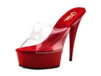 Pleaser Delight-601 Women US 14 Red Peep Toe Heels UK 11 EU 44 - Newegg.com