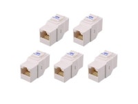 com [UL Listed] Cable Matters (5 Pack) Cat6 RJ45 Keystone Jack In-Line CouplerBlack - Newegg.com