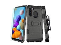 Galaxy A21 - Dark Grey - Newegg.com 3-IN-1 Military Grade... Tempered Glass Protector for Samsung Galaxy A21 - Dark Grey... 