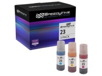 Speedy Inks Compatible Canon 23 / GI-23 Ink Bottle 3-Pack: 4670C001 Cyan, 4678C001 Magenta, 4687C001 Yellow for Pixma G520 & G620... 
