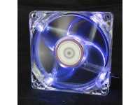 80mm LED PC Fan Cooler, 3pin & Molex 4D 12V 2200RPM 8cm Transparent Silent Cooling Fans (3 Color available) - Newegg.com