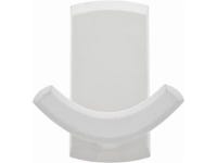 Hillman Fasteners 230031 20 lbs Double Plastic Hook, White - Newegg.com