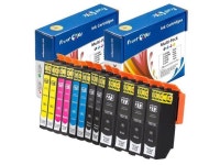 12 Ink Cartridges Epson T273 Compatible T273XL ; 4 BK T2730 , 2 Photo Black T2731 , 2 Cyan T2732 , 2 Magenta T2733 , & 2 Yellow... 