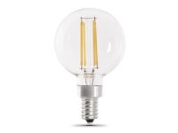 Feit Electric BPG1660927CAFIL/2/RP 5.5 watt G16-1/2 filament LED dimmable light bulb - Newegg.com