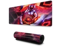 LOL Large Gaming Mouse Pad Desk Pad Stitched Edges Anti Slip Rubber Base for League Legends-15.8X35.5X0.2 in (Maven of The... 