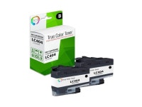 2 Pack - Premium Compatible Replacement for Brother LC-404 LC404 LC404BK Black Works With Brother MFC-J1205 MFC-J1215 - Newegg.com