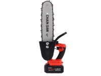 12-inch cordless chainsaw chainsaw, 1280W mini handheld cutter, household gardening tools for felling trees, including 21V... 