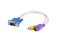 High quality PC/LAPTOP VGA SVGA TO S-Video 3 RCA Composite AV TV Out Converter Adapter Cable - Newegg.com
