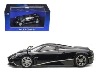 Pagani Huayra Black with Silver Stripes 1/43 Diecast Model Car by Autoart - Newegg.com