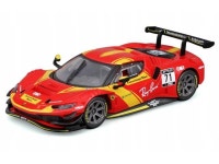 Ferrari 296 GT3 #71 Red Francorchamps Motors (2022) Racing Series with Display Case 1/43 Diecast Model Car by Bburago... 