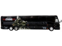 MCI J4500 Coach Bus Arrow Stage Lines - Veteran Strong Black Limited Ed to 504 pcs 1/87 (HO) Diecast Model by Iconic Replicas... 