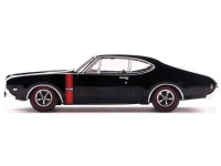 1970 Oldsmobile 442 W-30 Ebony Black with Red Stripes 1/43 Diecast Model by IXO Models - Newegg.com