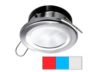 i2Systems Apeiron A1120 Spring Mount Light - Round - Red, Cool White & Blue - Brushed Nickel - Newegg.com