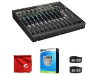 Mackie 1402VLZ4 14-Channel Compact Mixer Bundle with 4-Year Full Coverage Extended Warranty, 2x Cable Ties and Microfiber Cloth... 