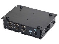 Partaker Fanless Industrial Computer, IPC, Desktop PC, Windows 10 Pro/Linux Ubuntu, Intel Core I7 8550U, GPIO, Watchdog, 2*intel... 